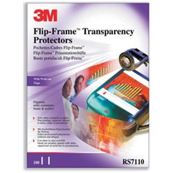 3M Flip-Frame Transparency Protectors [Pack 100]